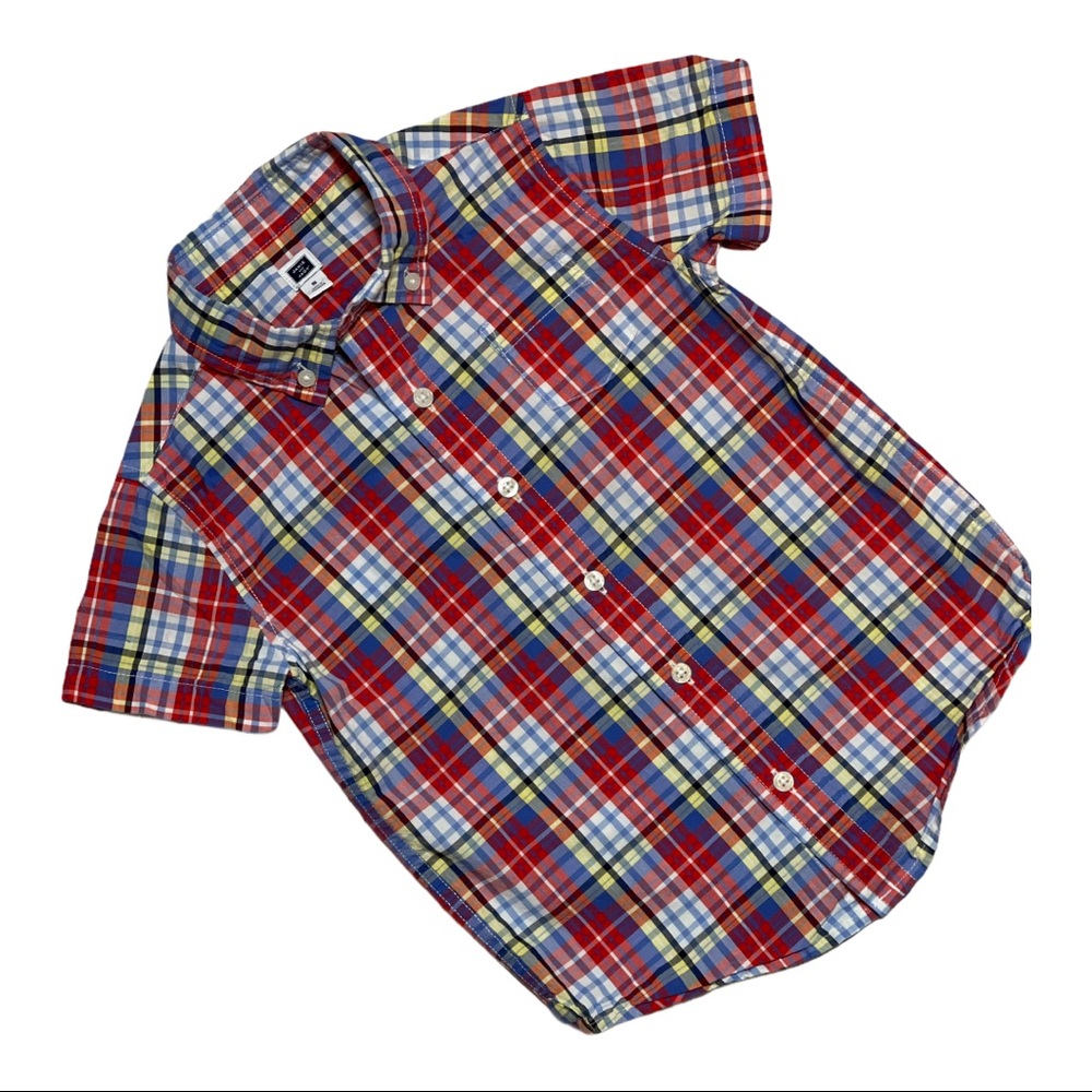 Janie and Jack Boys Button Down Sz 5